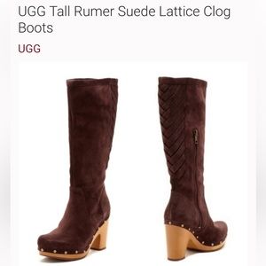 EUC UGG Rumer Chocolate brown suede 1001309 sz 6